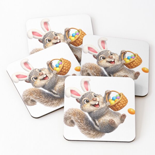 Item preview, Eastern Gray Squirrel Easter Bunny designed and sold by Sillytoe.