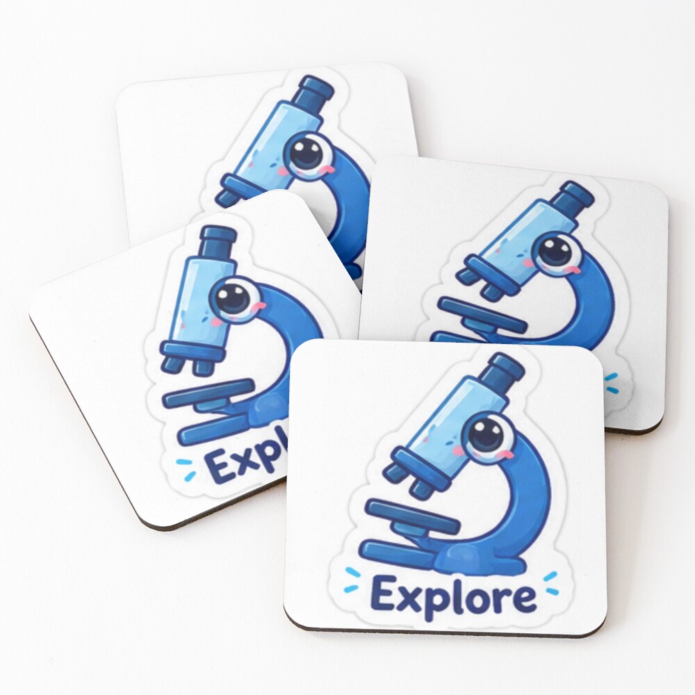 Item preview, Coasters (Set of 4) designed and sold by LearnFunStore.