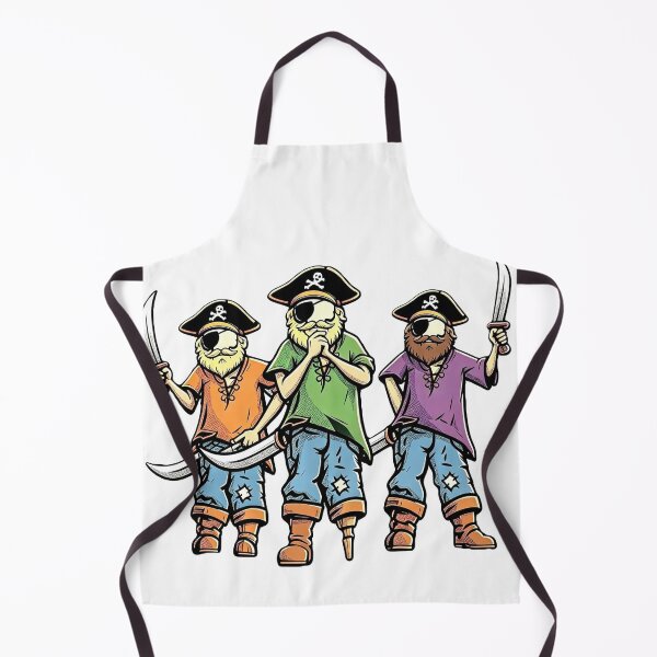 Item preview, Budding buccaneers brandishing big blades blatantly  designed and sold by Glenbobagins.