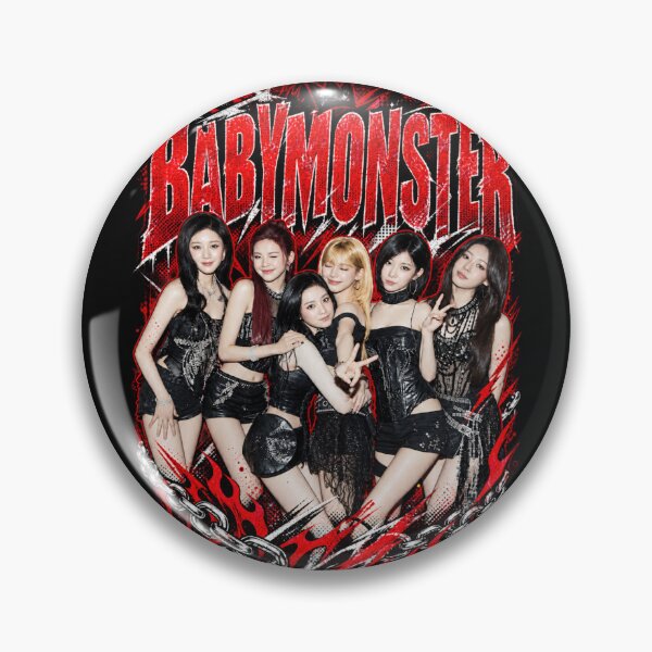 Item preview, Red and Black Gothic Art BABYMONSTER World Tour designed and sold by Valereekmerch.