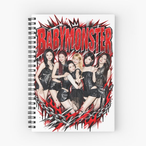 Item preview, Red and Black Gothic Art BABYMONSTER World Tour designed and sold by Valereekmerch.