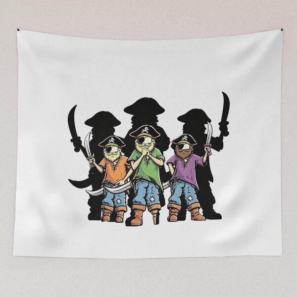 Item preview, Copy of Budding buccaneers brandishing big blades blatantly  designed and sold by Glenbobagins.