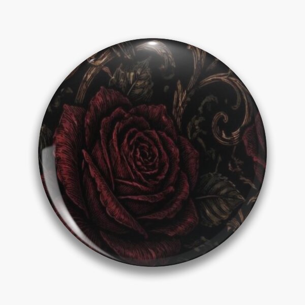 Item preview, Dark Gothic Raven and Red Roses Pattern designed and sold by creativerooney.