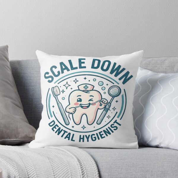 Item preview, Scale Down Smile On Cute Dental Hygienist Dental Assistant Design designed and sold by KreatoLab.