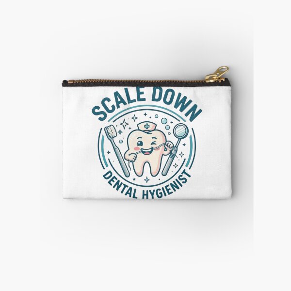 Item preview, Scale Down Smile On Cute Dental Hygienist Dental Assistant Design designed and sold by KreatoLab.