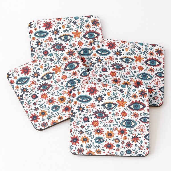 Item preview, Mystical Blue Eyes & Colorful Wildflower designed and sold by Shivamartwark.