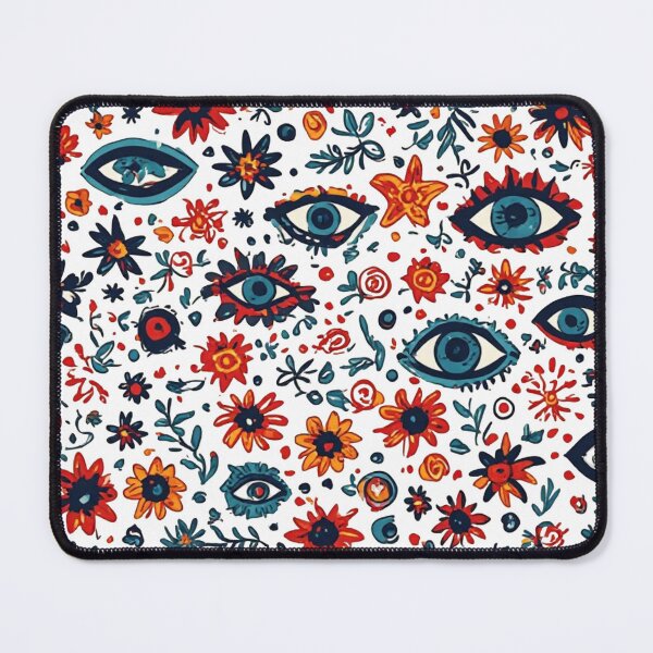 Item preview, Mystical Blue Eyes & Colorful Wildflower designed and sold by Shivamartwark.