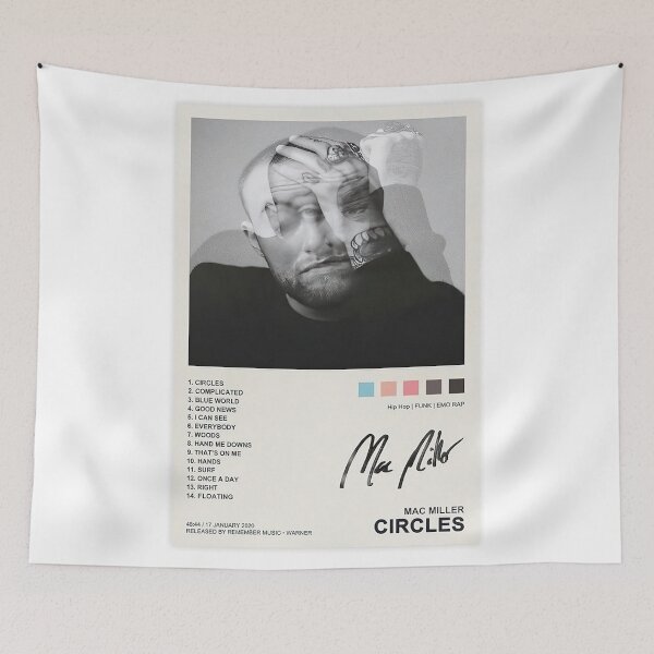 Item preview, Minimalist Mac Album Circles miller Poster designed and sold by seLaleeeNamha.