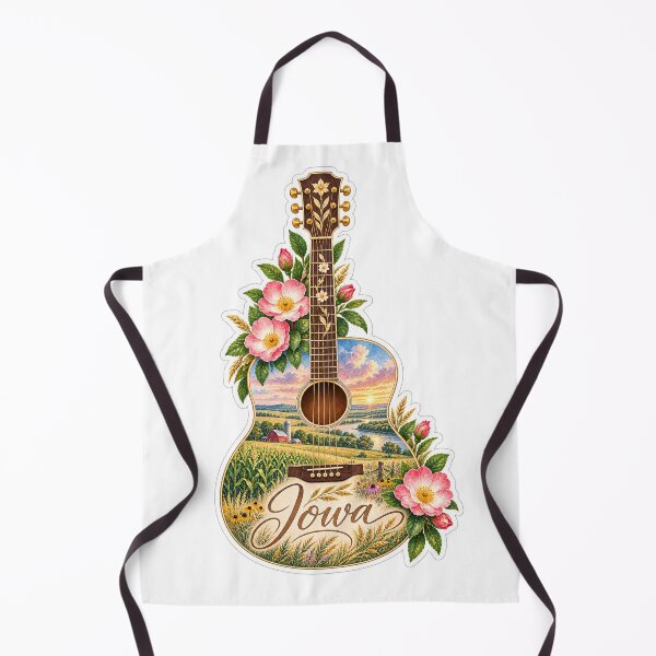 Item preview, Iowa Golden Countryside Guitar designed and sold by Whimspired By Paxx.