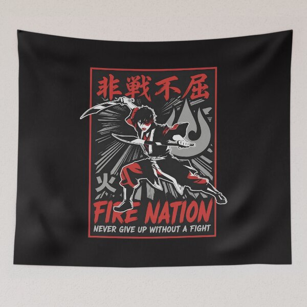 Item preview, Fire Nation Warrior Action Anime Inspired  designed and sold by Jerryively.
