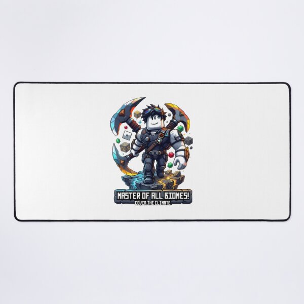 Item preview, Master of All Biomes Gamer Hero Design Inspired by Popular Online Game designed and sold by tuffcookiet.