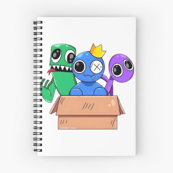 Item preview, Colorful Rainbow Friends Cute Cartoon Characters Design designed and sold by flaviadesigner.