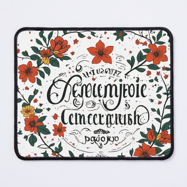 Item preview, Floral Empowerment Vintage Typography designed and sold by Shivamartwark.