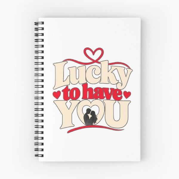 Item preview, Lucky to Have You – Romantic Love Couple Design designed and sold by Lovestickerco.
