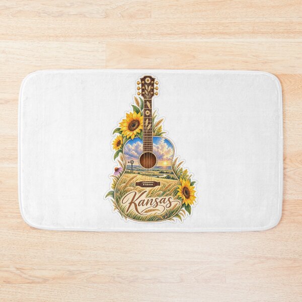 Item preview, Kansas Sunflower Prairie Guitar designed and sold by Whimspired By Paxx.
