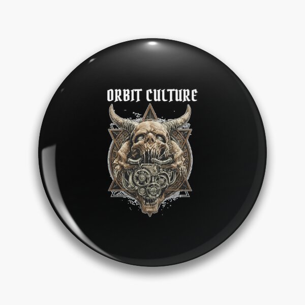 Item preview, ORBIT CULTURE Horned Skull Gears Art Piece designed and sold by JAMESDIAM.