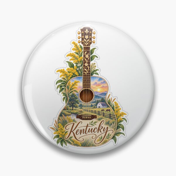 Item preview, Kentucky Bluegrass Country Guitar designed and sold by Whimspired By Paxx.