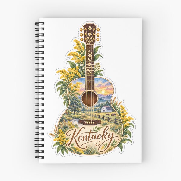 Item preview, Kentucky Bluegrass Country Guitar designed and sold by Whimspired By Paxx.