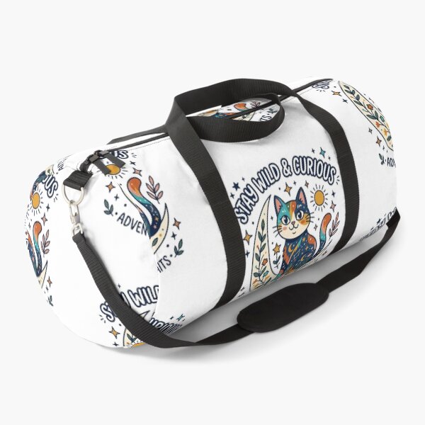 Item preview, STAY WILD AND CURIOUS - CAT - ADVENTURE designed and sold by decimalades.