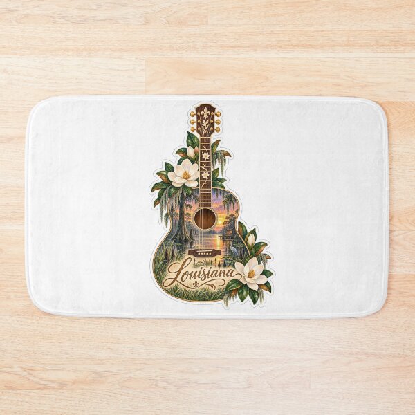 Item preview, Louisiana Bayou Magnolia Guitar designed and sold by Whimspired By Paxx.
