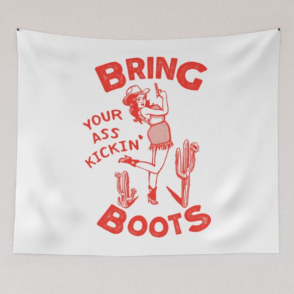Item preview,  Bring Your Ass Kicking Boots Cool Cowgirl With A Gun- A Great  designed and sold by DefenDog.