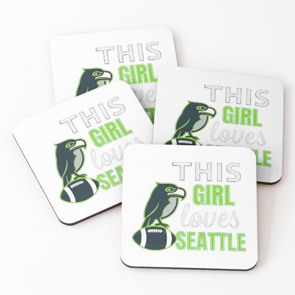 Item preview, Girl Loves Seattle Football Fan Gift designed and sold by Lupe1987.