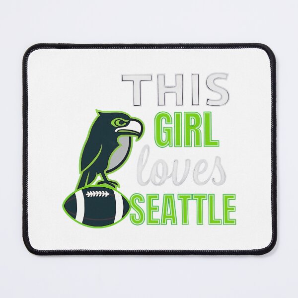 Item preview, Girl Loves Seattle Football Fan Gift designed and sold by Lupe1987.