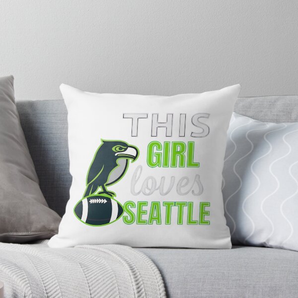Item preview, Girl Loves Seattle Football Fan Gift designed and sold by Lupe1987.