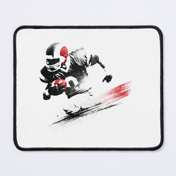 Item preview, Gridiron Action Quarterback Throw Silhouette Urban Splatter designed and sold by EdvvinStudios.