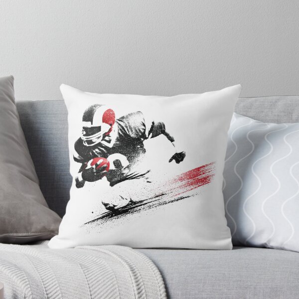 Item preview, Gridiron Action Quarterback Throw Silhouette Urban Splatter designed and sold by EdvvinStudios.