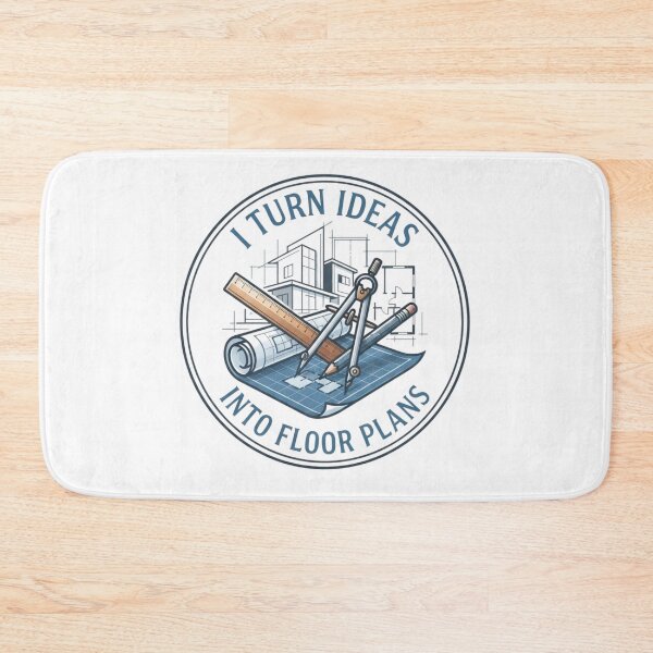 Item preview, I Turn Ideas into Floor Plans Funny Architect Blueprints Design designed and sold by KreatoLab.