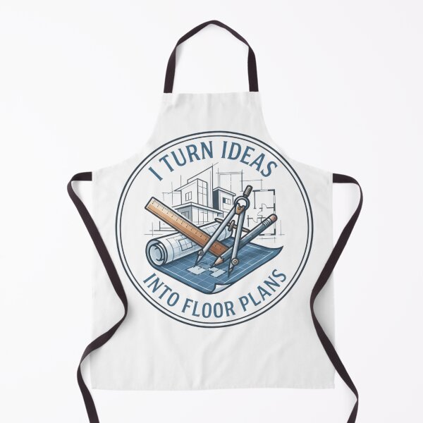 Item preview, I Turn Ideas into Floor Plans Funny Architect Blueprints Design designed and sold by KreatoLab.