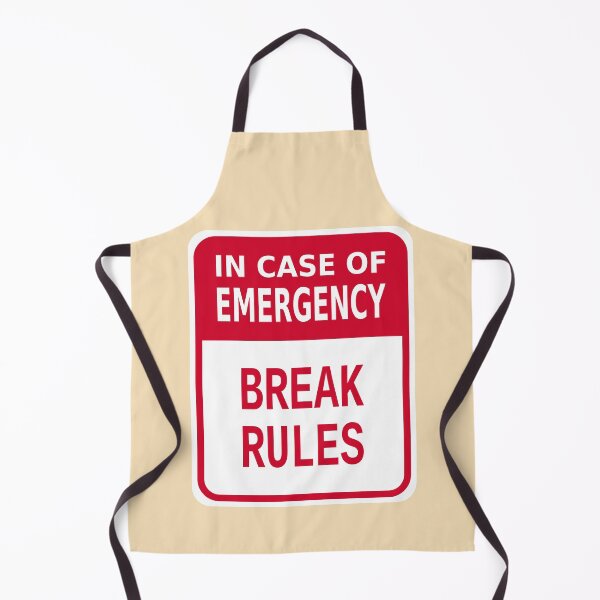 Item preview, In Case of Emergency Break Rules designed and sold by Karate Octopus.