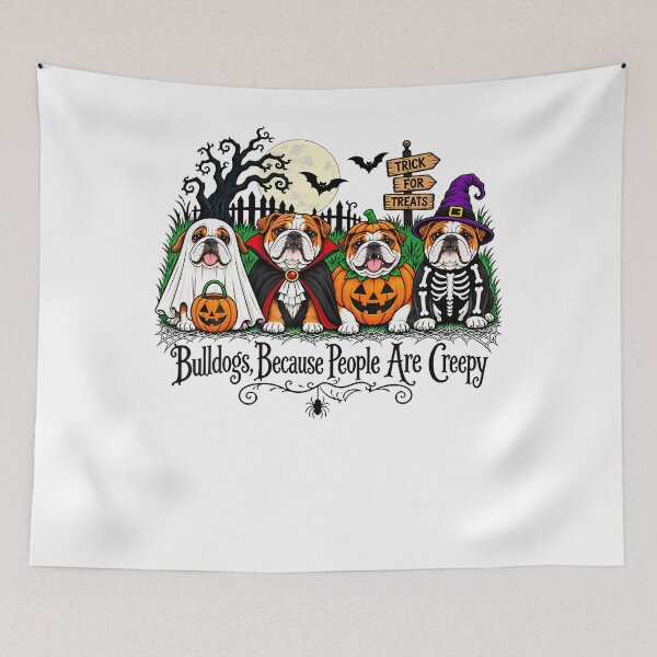 Item preview, Bulldogs Halloween designed and sold by kevinwhitenan.