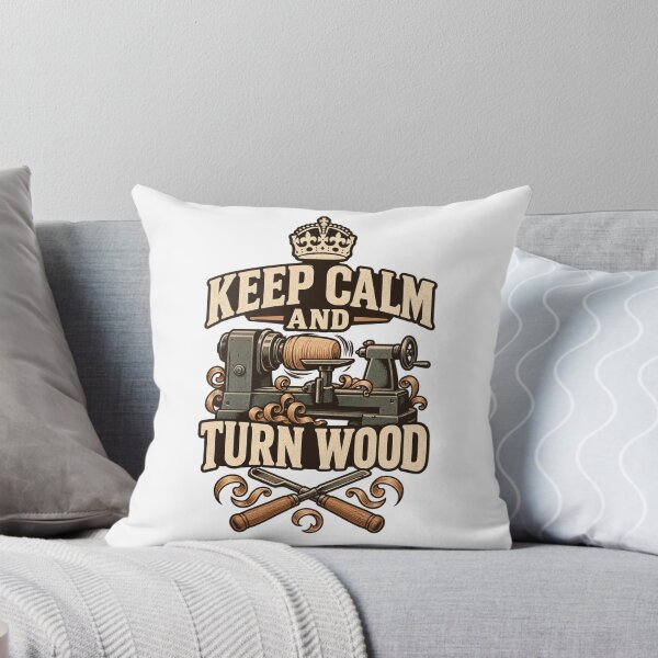 Item preview, Keep Calm Turn Wood Vintage Design designed and sold by AleksKos.