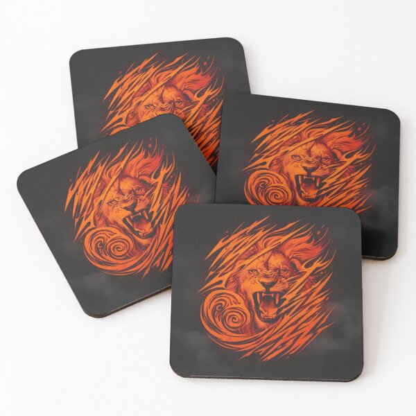 Item preview, Blazing Roar: Abstract Amber Predator designed and sold by Marcu Ioachim.