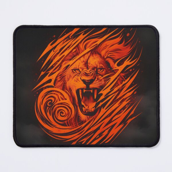 Item preview, Blazing Roar: Abstract Amber Predator designed and sold by Marcu Ioachim.