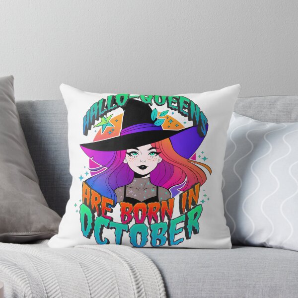Item preview, Halloqueens Are Born in October - Queens of Halloween Celebration Design designed and sold by jameswalker202.