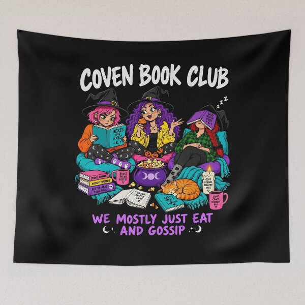 Item preview, Coven Book Club Witchy Reading Friends designed and sold by VioletNance.