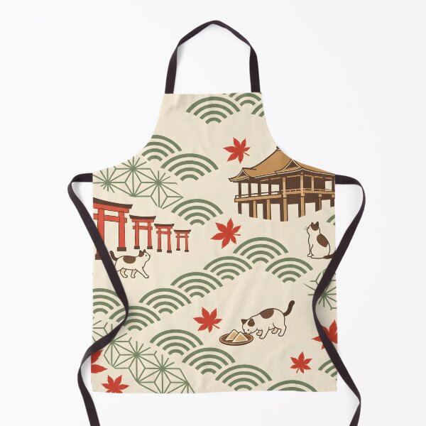 Item preview, Kyoto Cats Japanese Autumn Pattern designed and sold by DAYAMA Japan.