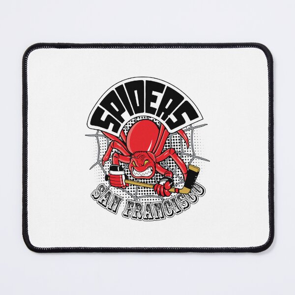 Item preview, Retro SF Spiders Hockey Mascot  designed and sold by KACIIBARN.