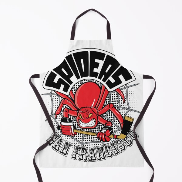 Item preview, Retro SF Spiders Hockey Mascot  designed and sold by KACIIBARN.