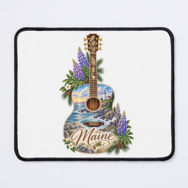 Item preview, Maine Rocky Coast Guitar designed and sold by Whimspired By Paxx.