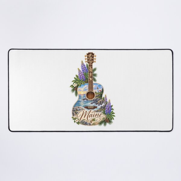 Item preview, Maine Rocky Coast Guitar designed and sold by Whimspired By Paxx.