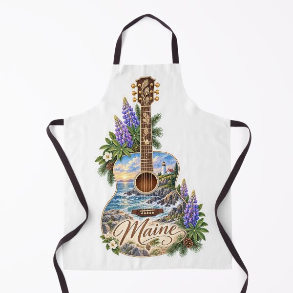 Item preview, Maine Rocky Coast Guitar designed and sold by Whimspired By Paxx.