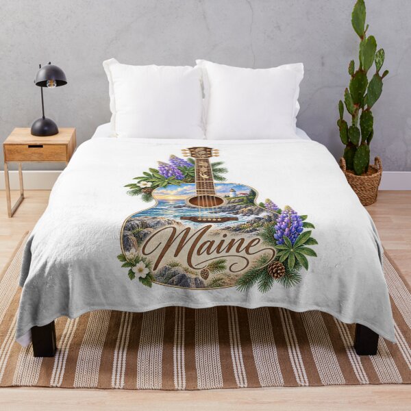 Item preview, Maine Rocky Coast Guitar designed and sold by Whimspired By Paxx.
