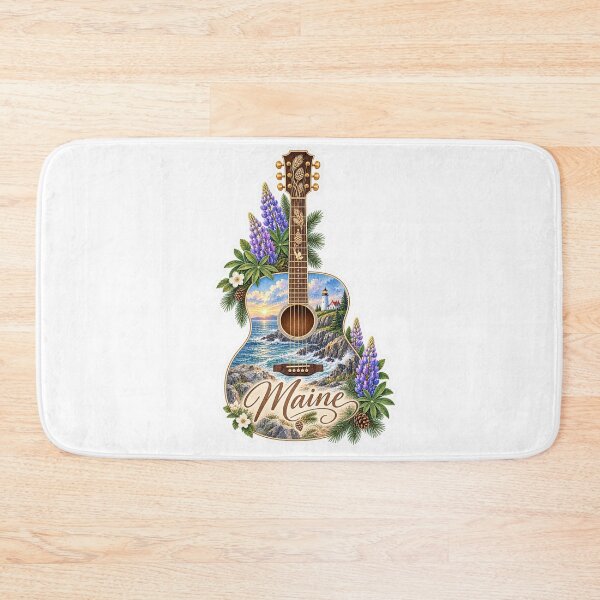 Item preview, Maine Rocky Coast Guitar designed and sold by Whimspired By Paxx.