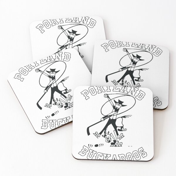 Item preview, Vintage Portland Buckaroos Retro Hockey Logo designed and sold by KACIIBARN.