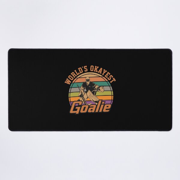 Item preview, Worlds Okayest Goalie Retro Vintage Hockey designed and sold by KACIIBARN.