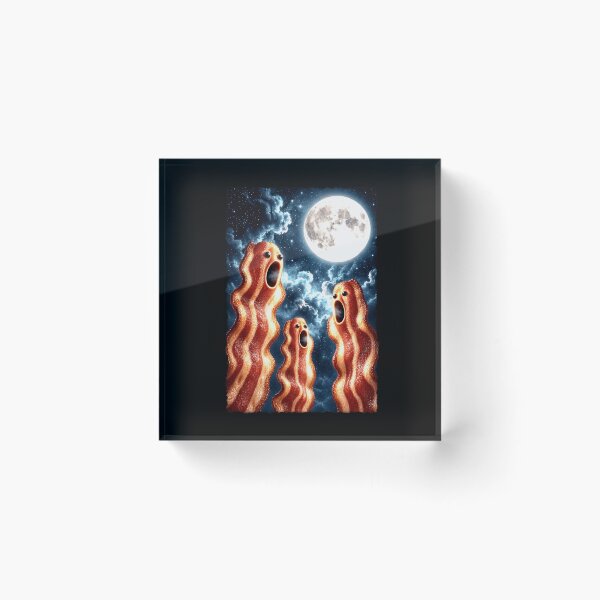 Item preview, Moon Howling Bacon Slices Comedy designed and sold by elderberry.